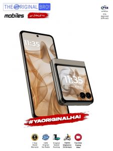 Motorola Razr 50 - 8GB RAM - 256GB Storage - PTA Approved - 12 Months Warranty - Beach Sand - The Original Bro Mobiles - TOB51